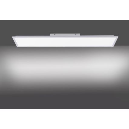 Leuchten Direkt 14757-21- LED Dimmbares Aufbaupanel FLAT LED/36W/230V 2700-5000K silber + Fernbedienung