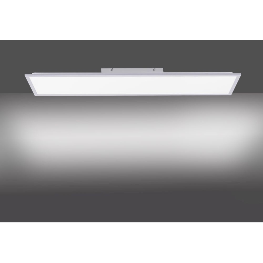 Leuchten Direkt 14757-21- LED Dimmbares Aufbaupanel FLAT LED/36W/230V 2700-5000K silber + Fernbedienung