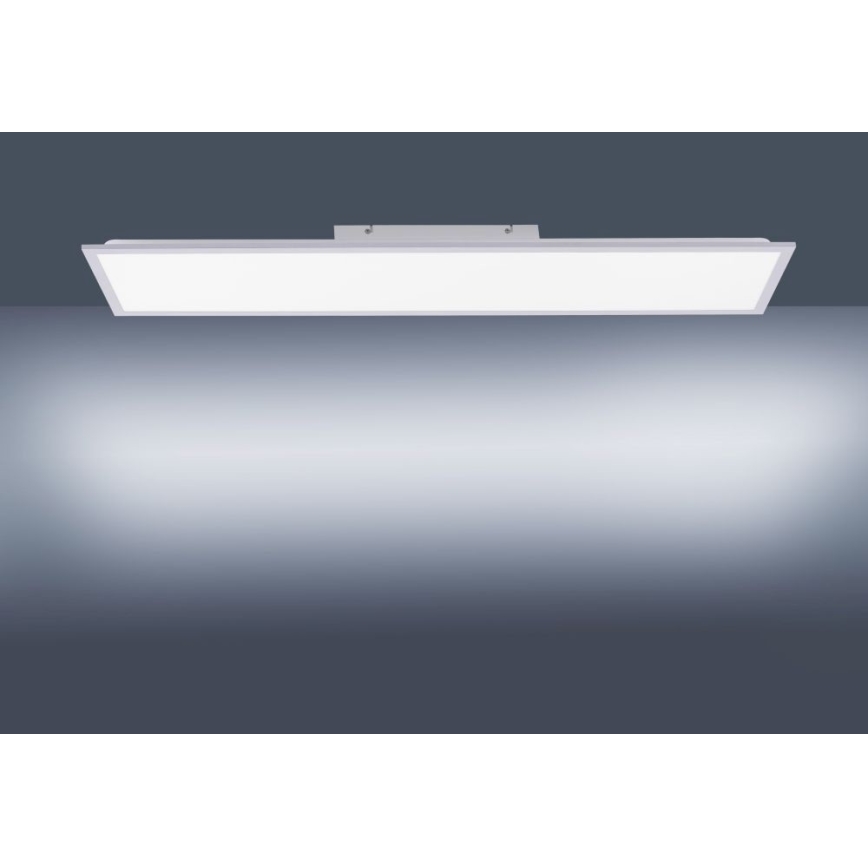 Leuchten Direkt 14757-21- LED Dimmbares Aufbaupanel FLAT LED/36W/230V 2700-5000K silber + Fernbedienung