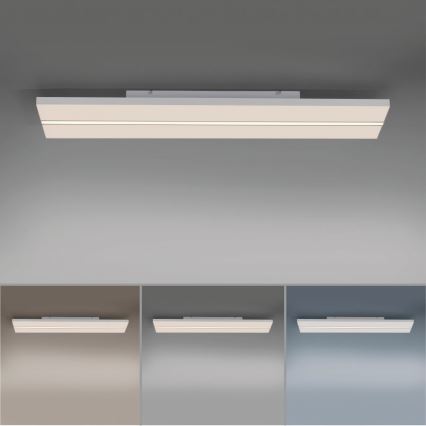 Leuchten Direkt 14854-16 - LED Dimmbare Deckenleuchte EDGING LED/30W/230V 2700-5000K + Fernbedienung