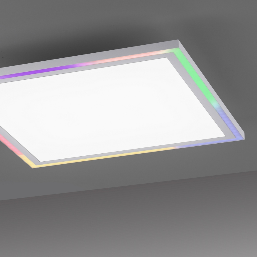 Leuchten Direkt 14900-16 - LED RGB dimmbare Deckenleuchte EDGING LED/24W/230V + Fernbedienung