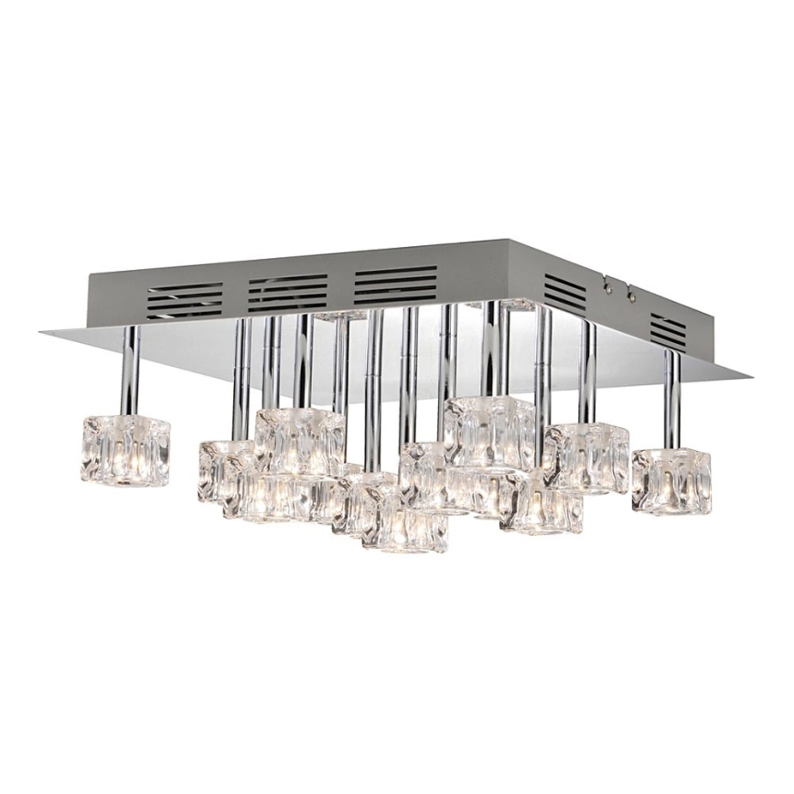 Leuchten Direkt 15007-17 - Kristall-Deckenleuchte BRITTA 13xG4/10W/230V/12V