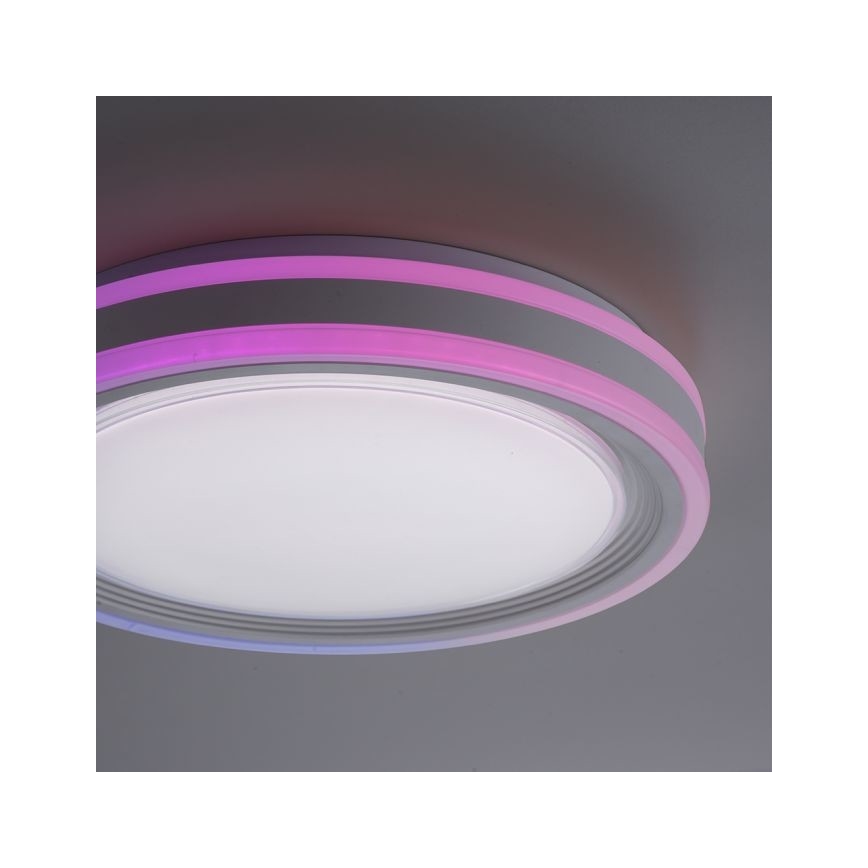 Leuchten Direkt 15152-16 – Dimmbare LED-RGBW-Deckenleuchte SPHERIC LED/18W/230V+Fernbedienung