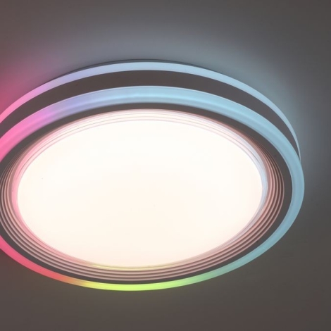 Direkt Fernbedienung LED-RGBW-Leuchte – | Beleuchtun Dimmbare LED/18W/230V+ Leuchten 15152-16 SPHERIC