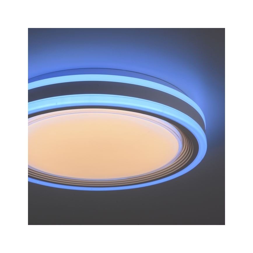 Leuchten Direkt 15152-16 – Dimmbare LED-RGBW-Deckenleuchte SPHERIC LED/18W/230V+Fernbedienung