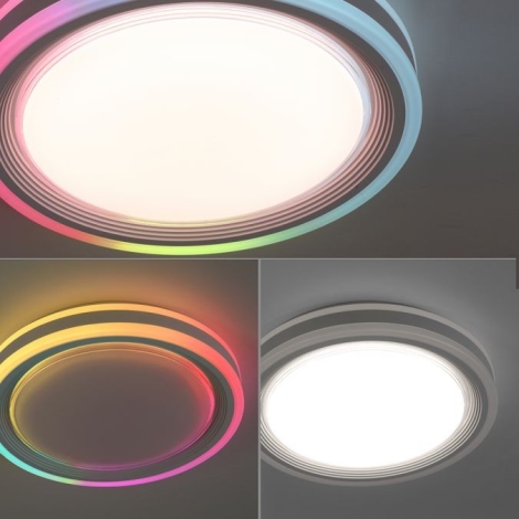 | LED/18W/230V+ SPHERIC 15152-16 Fernbedienung Direkt Leuchten Beleuchtun LED-RGBW-Leuchte – Dimmbare