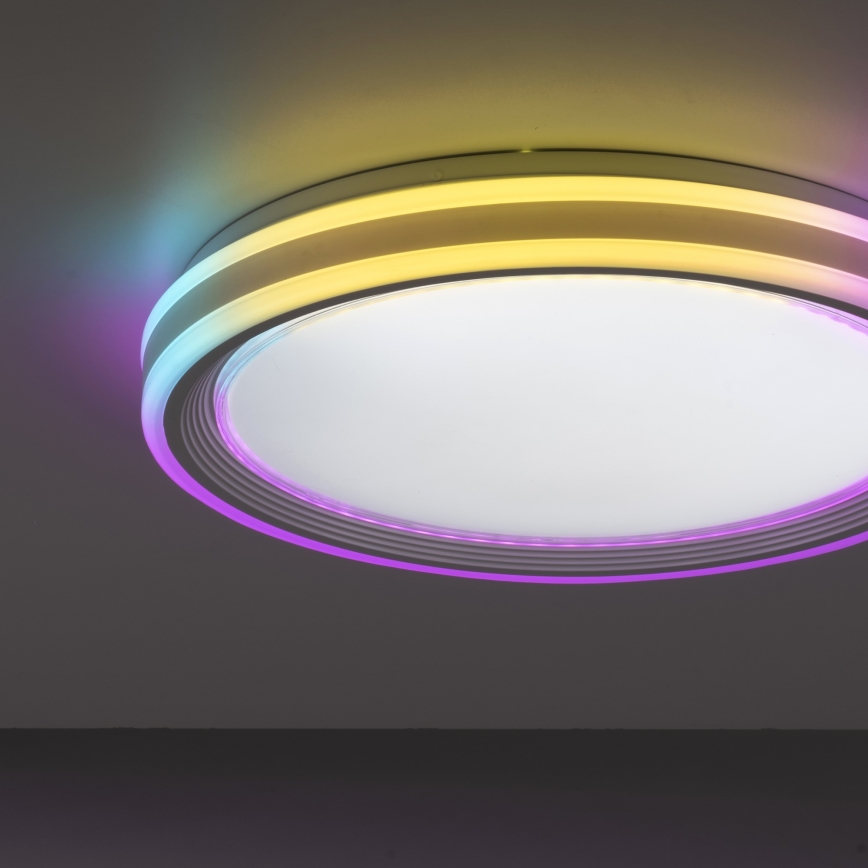 Leuchten Direkt 15154-16 - LED RGB dimmbare Deckenleuchte EDGING LED/39W/230V + Fernbedienung