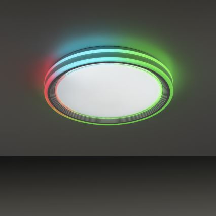 Leuchten Direkt 15154-16 - LED RGB dimmbare Deckenleuchte EDGING LED/39W/230V + Fernbedienung