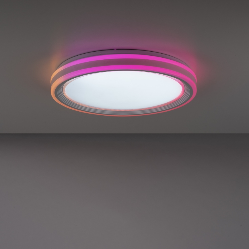 Leuchten Direkt 15154-16 - LED RGB dimmbare Deckenleuchte EDGING LED/39W/230V + Fernbedienung