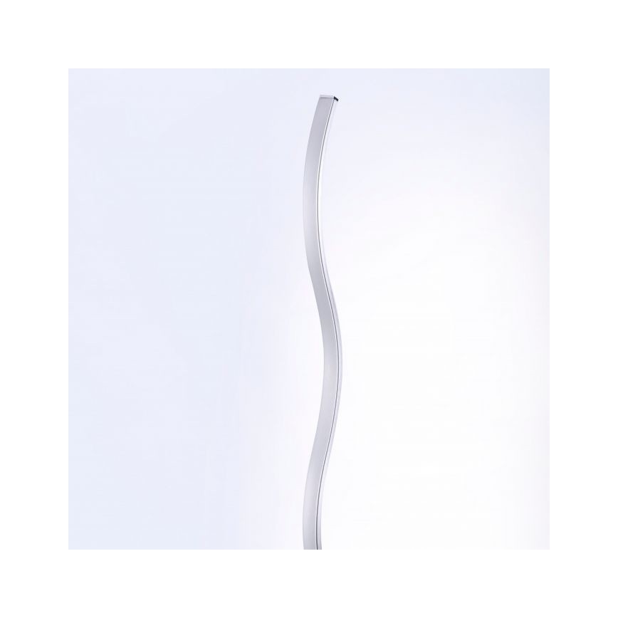 Leuchten Direkt 15168-55 - LED Stehleuchte WAWE LED/12W/230V mattchrom