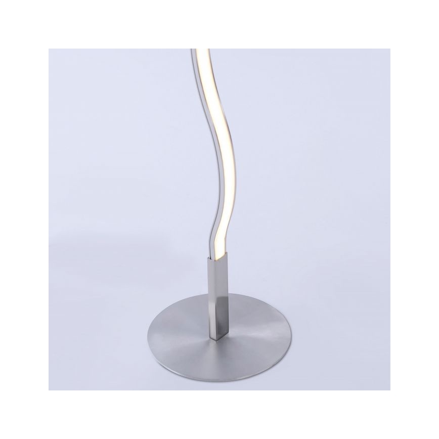 Leuchten Direkt 15168-55 - LED Stehleuchte WAWE LED/12W/230V mattchrom