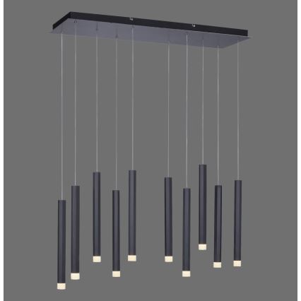 Leuchten Direkt 15206-18 - LED Hängeleuchte 10xLED/4,8W/230V schwarz