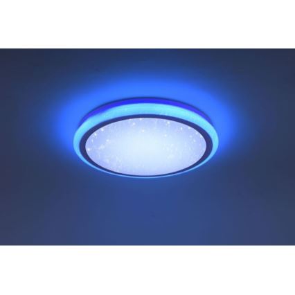 Leuchten Direkt 15220-16 - LED RGB Dimmbare Deckenleuchte LUISA LED/28W/230V + Fernbedienung