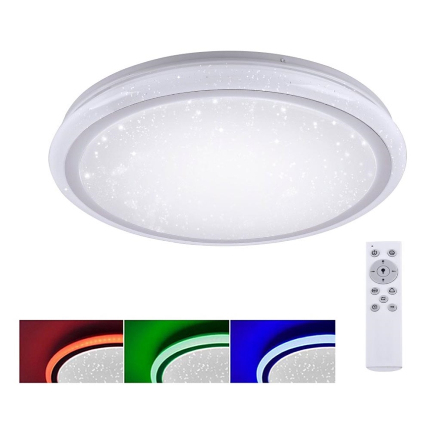 Leuchten Direkt 15220-16 - LED RGB Dimmbare Deckenleuchte LUISA LED/28W/230V + Fernbedienung