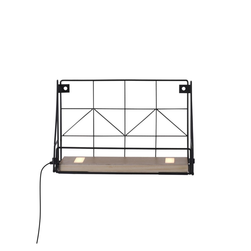 Leuchten Direkt 15276-18 - Shelf mit LED-Beleuchtung BOARD 2xLED/1,75W/230V 30 cm Eukalyptus