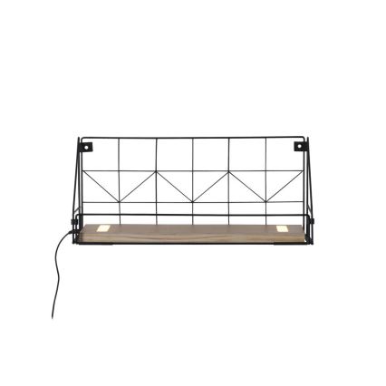 Leuchten Direkt 15277-18 - Ablage mit LED-Beleuchtung BOARD 2xLED/1,75W/230V 45 cm Eukalyptus