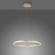 Leuchten Direkt 15394-60 – Dimmbare LED-Hängeleuchte an Schnur RITUS LED/30W/230V Messing