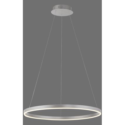 Leuchten Direkt 15394-95 - LED dimmbare Hängeleuchte auf Seil RITUS LED/30W/230V mattchrom