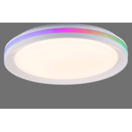 Leuchten Direkt 15544-16 - LED RGB dimmbare Deckenleuchte RIBBON LED/15W/230V + Fernbedienung