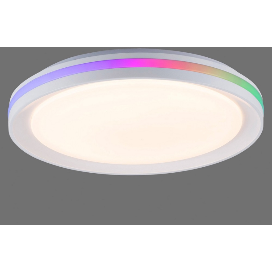 Leuchten Direkt 15544-16 - LED RGB dimmbare Deckenleuchte RIBBON LED/15W/230V + Fernbedienung