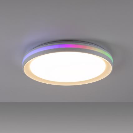 Leuchten Direkt 15544-16 - LED RGB Dimmbare Deckenleuchte RIBBON LED/15W/230V