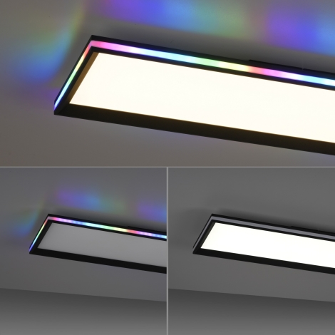 Leuchten Direkt 15557-18 - LED-RGB-Deckenleuchte GALACTICA LED/43W/230V +  Fernbedienung | Beleuchtun