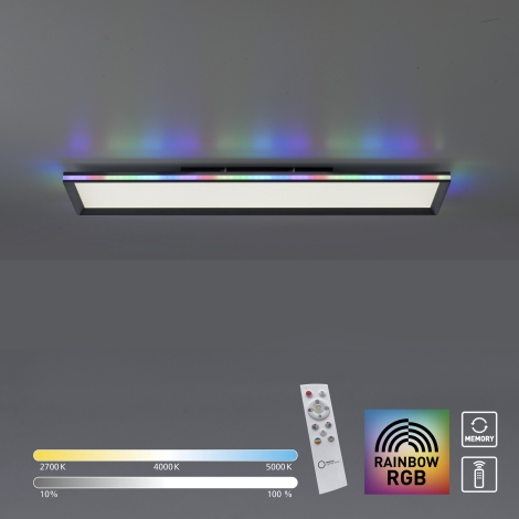 Leuchten Direkt 15557-18 - LED-RGB-Deckenleuchte GALACTICA LED/43W/230V +  Fernbedienung | Beleuchtun