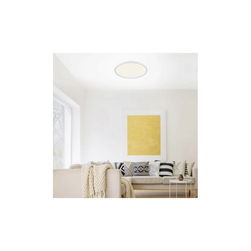 Leuchten Direkt 15571-16 - LED Dimmbare Deckenleuchte FLAT LED/23,5W/230V 2700-5000K + Fernbedienung
