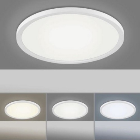 Leuchten Direkt 15571-16-LED Dimmbare Deckenleuchte FLAT LED/23,5W/230V+ FB