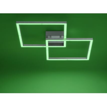 Leuchten Direkt 16429-55 - LED RGB Dimmbare Deckenleuchte LOLA 2xLED/12,5W/230V Tuya + Fernbedienung