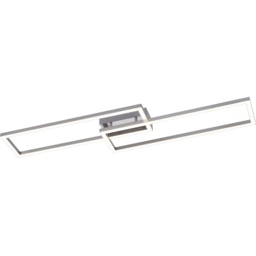 Leuchten Direkt 16430-55 - LED RGBW dimmbare Deckenleuchte MAXI 2xLED/18W/230V 2700-5000K mattchrom + Fernbedienung