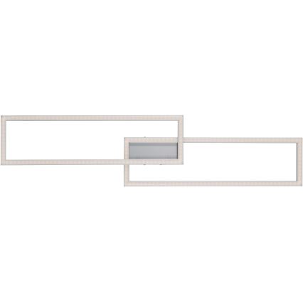 Leuchten Direkt 16430-55 - LED RGBW dimmbare Deckenleuchte MAXI 2xLED/18W/230V 2700-5000K mattchrom + Fernbedienung