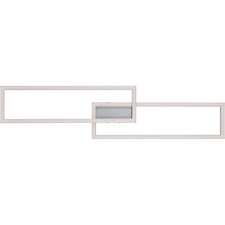 Leuchten Direkt 16430-55 - LED RGBW dimmbare Deckenleuchte MAXI 2xLED/18W/230V 2700-5000K mattchrom + Fernbedienung