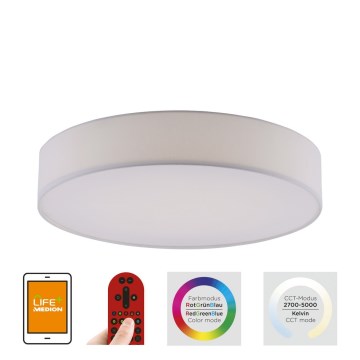 Leuchten Direkt 18428-16 - LED RGB Dimmbare Deckenleuchte LOLA LED/32W/230V Tuya + Fernbedienung