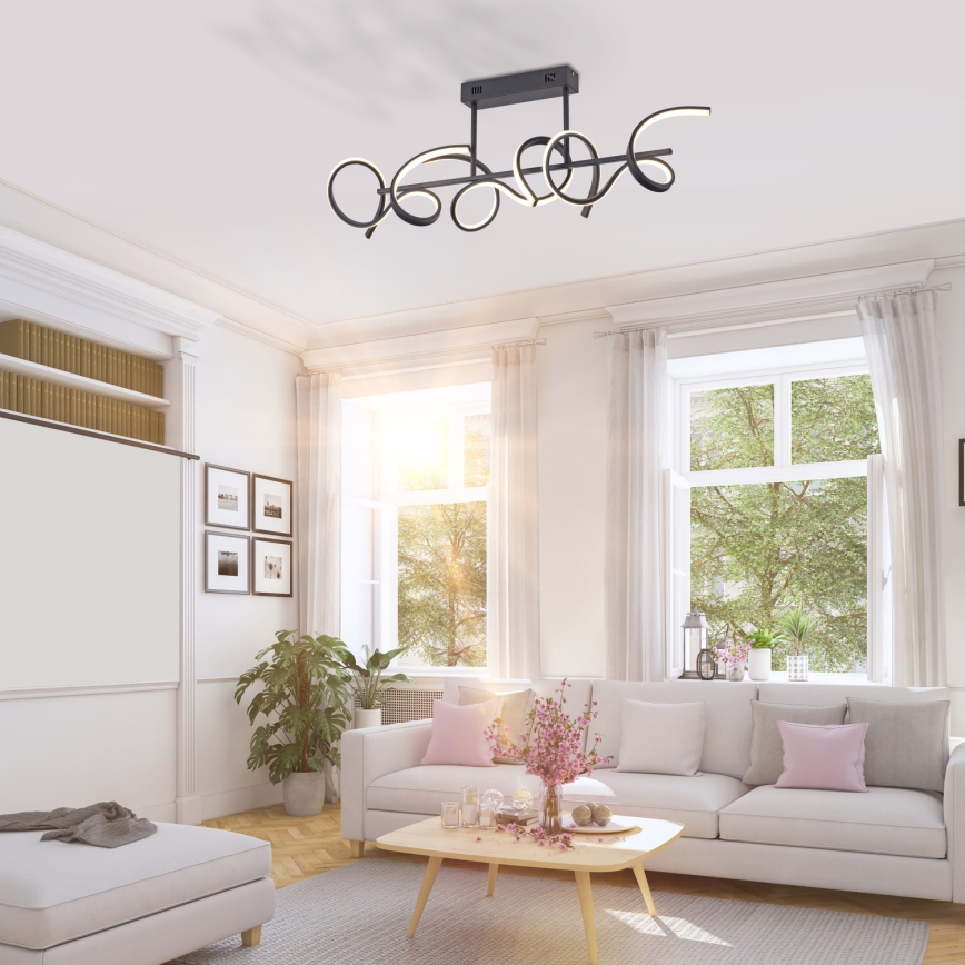 Leuchten Direkt 19032-18 - LED Dimmbare Hängeleuchte CURLS 3xLED/25,8W/230V