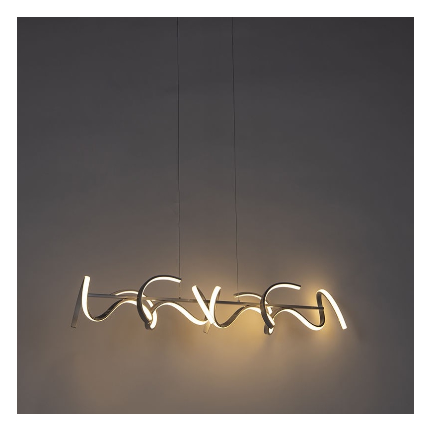Leuchten Direkt 19033-21 - LED dimmbare Hängeleuchte an Seil CURLS LED/40,8W/230V