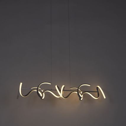 Leuchten Direkt 19033-21 - LED dimmbare Hängeleuchte an Seil CURLS LED/40,8W/230V