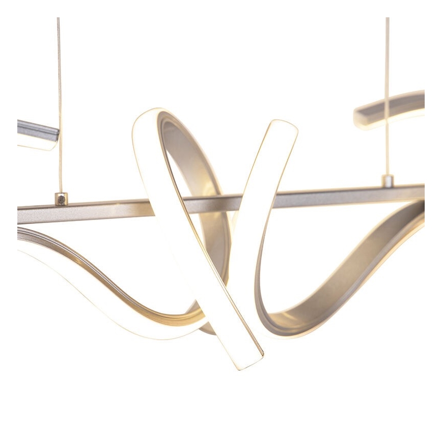Leuchten Direkt 19033-21 - LED dimmbare Hängeleuchte an Seil CURLS LED/40,8W/230V