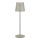 Leuchten Direkt 19250-40 - Dimmbare, aufladbare LED-Outdoor-Tischleuchte EURIA LED/3W/5V 2600 mAh IP54 grau