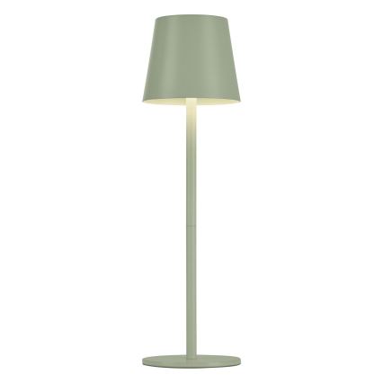 Leuchten Direkt 19250-43 - Dimmbare aufladbare LED-Tischlampe für den Außenbereich EURIA LED/3W/5V IP54 grün