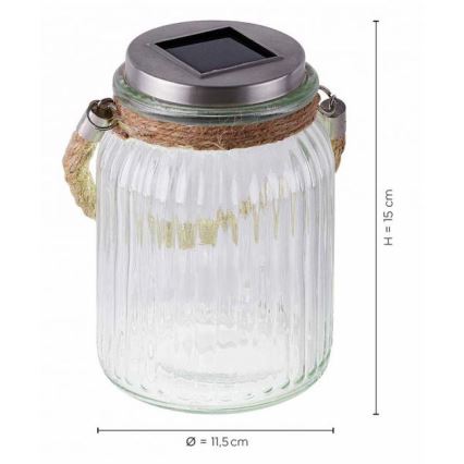 Leuchten Direkt 19880-00 - LED-Solarleuchte SOLAR LED/0,06W/1,2V 600 mAh IP44