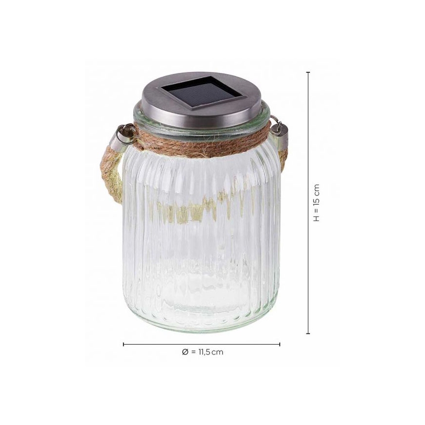 Leuchten Direkt 19880-00 - LED-Solarleuchte SOLAR LED/0,06W/1,2V 600 mAh IP44