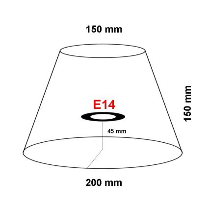 Leuchten Direkt 80200-85 - Schirm MIX UP E14