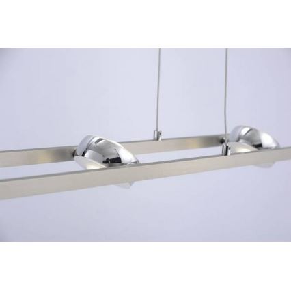 Leuchten Direkt 12470-55 - Dimmender LED-RGB-Kronleuchter an Schnur OPTI 8xLED/3W/230V + FB