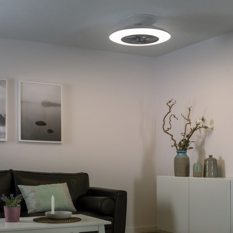 Leuchten Direkt Ventilator FB LED/32W/230V - LEONARD LED-Deckenleuchte + mit