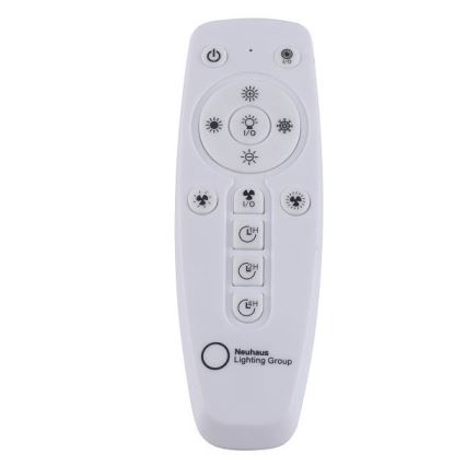 Leuchten Direkt 1445-55- LED-Deckenleuchte mit Ventilator LEONARD LED/32W/230V + FB