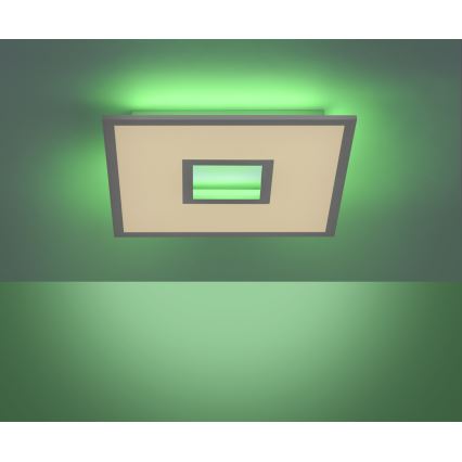 Leuchten Direkt 11645-16 - LED RGB dimmbare Deckenleuchte RECESS LED/22,5W/230V + LED/5W + Fernbedienung