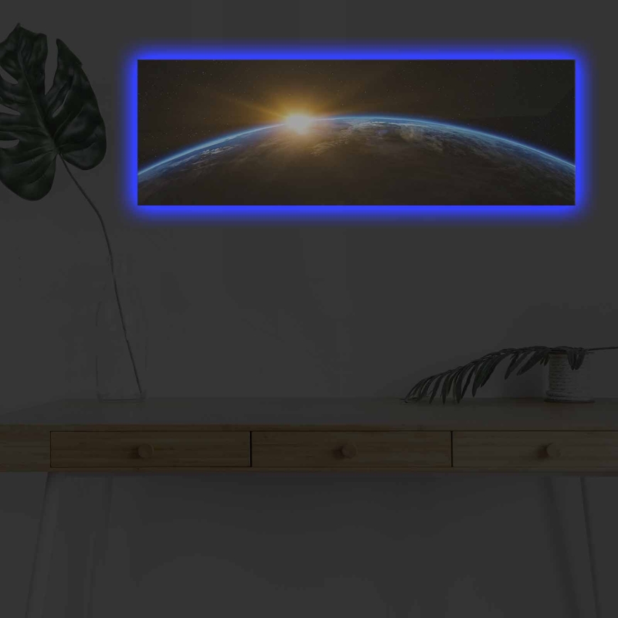 Leuchtendes LED-Dekobild LED/1x9V 6LR61