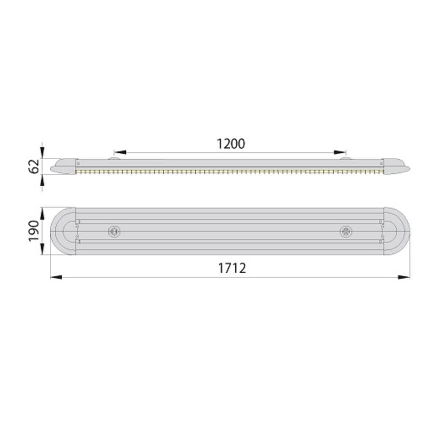 Leuchtstofflampe ECO T8 2xG13/58W/230V