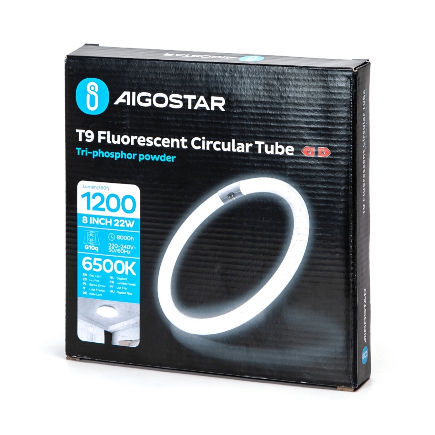 Leuchtstoffröhre T9 G10Q/22W/230V 6500K - Aigostar